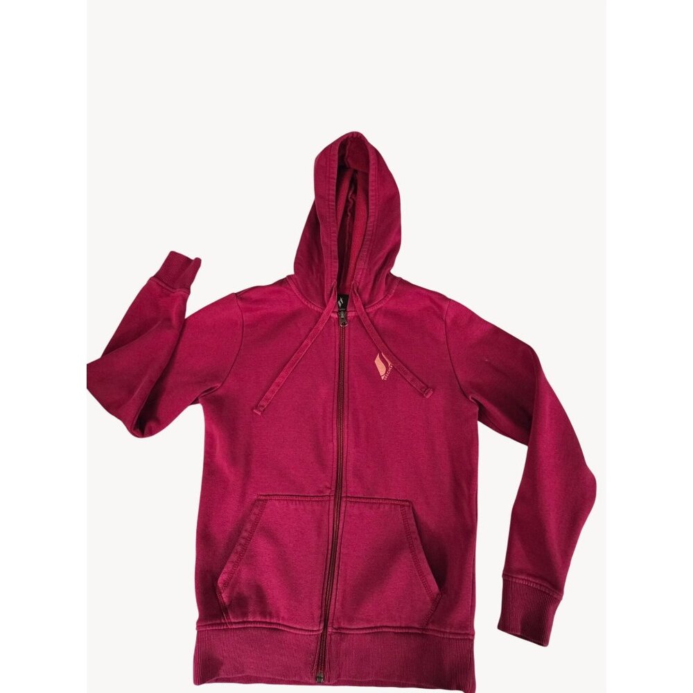 Skechers Burgundy Zip Up Athletic Jacket Women's Size XS - Preloved Excellent